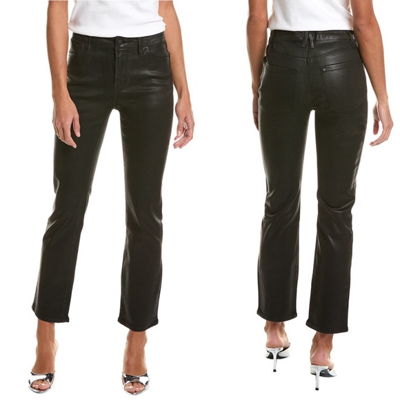 Good American Denim - NWT Good American Coated Straight Leg Jeans, Size 15 (32 inch waist)